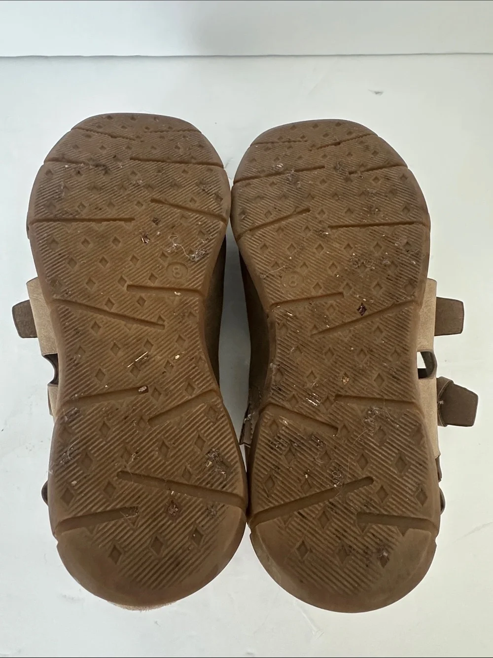 Pierre Dumas Women's Suede Wedge Sandals Taupe 8